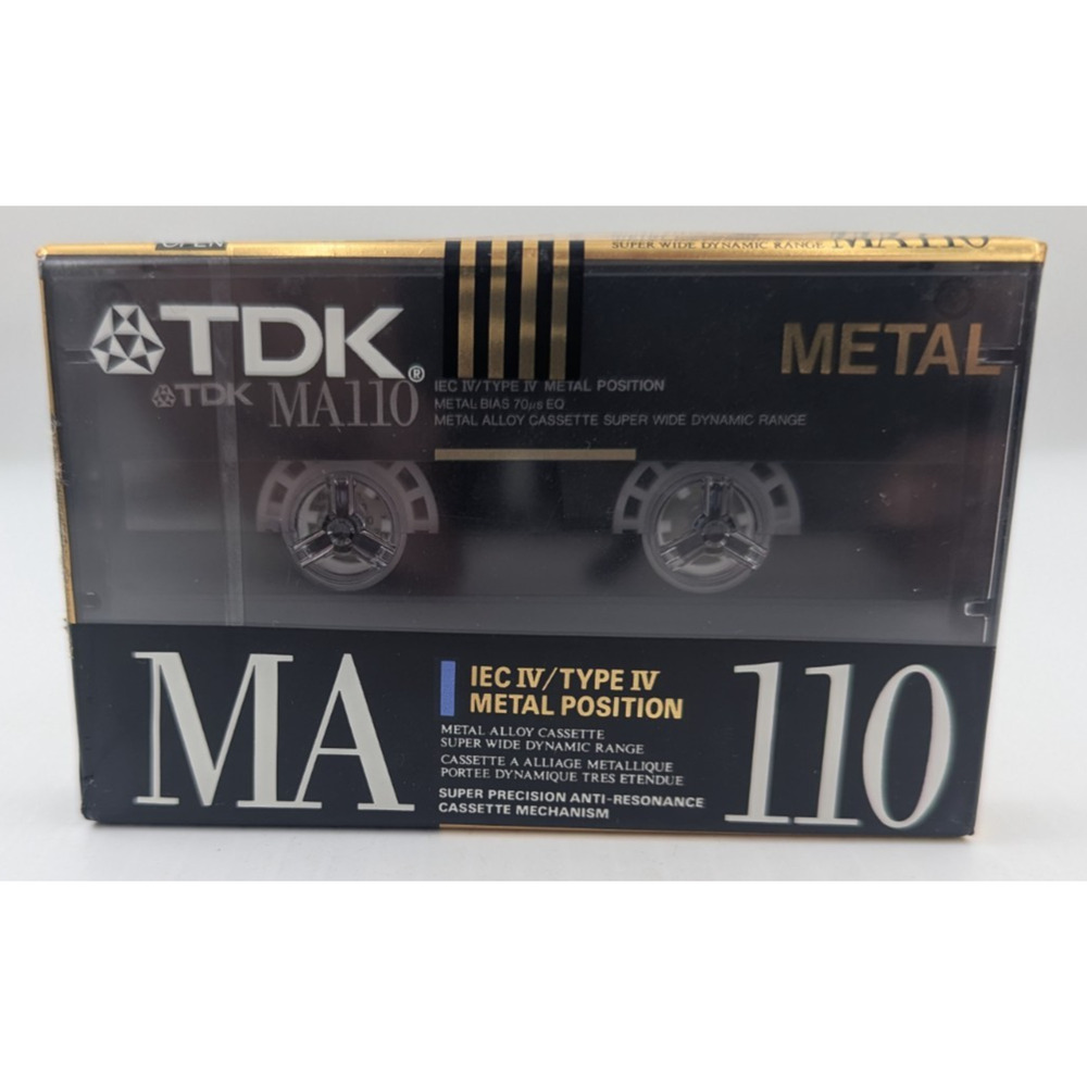 TDK MA110 Metal Bias Type IV Blank Cassette Tape